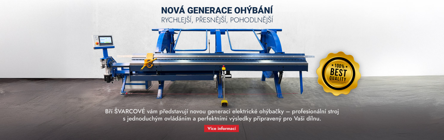 Banner - Manuální ohýbačka